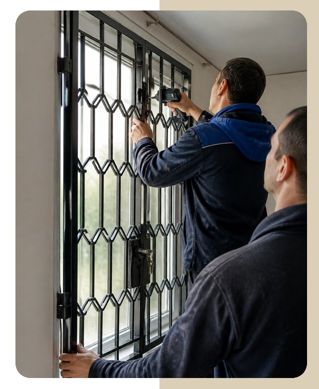 Установка распашных решеток в Горячем Ключе цена от 6716 р. | ДвериЛегко-Грч